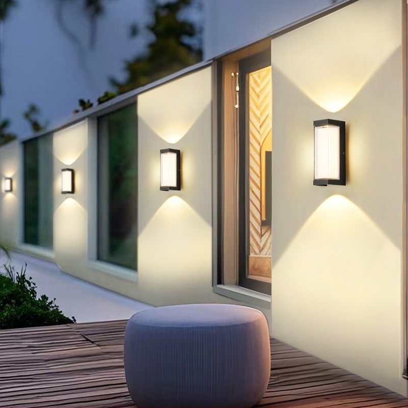 Kültéri LED fali lámpa — vízálló, modern kínai stílus, villa, udvar, folyosó és erkély számára.