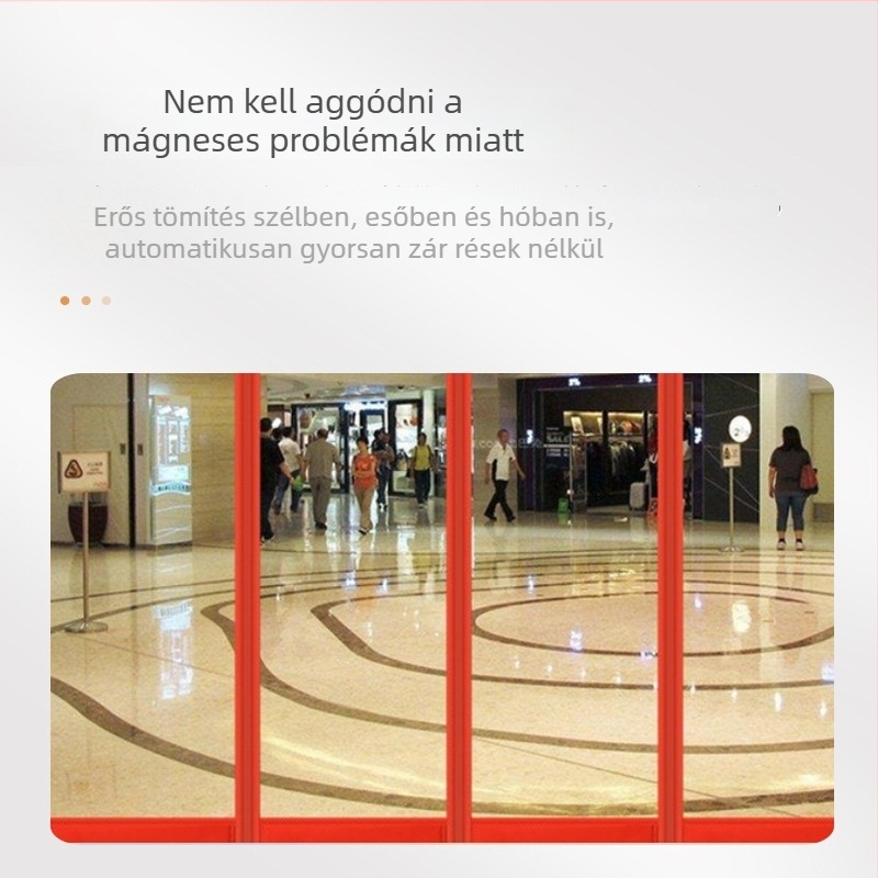 Szigetelt mágneses öntapadós ajtófüggöny, PVC puha válaszfal, otthoni és kereskedelmi használatra, szélvédett és meleg, 2,5 mm vastagság