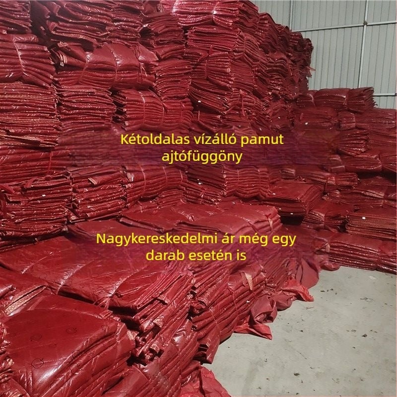 Téli ajtófüggöny, meleg és szélvédő, alkalmas vidéki külső ajtókhoz, vízálló, mintás tájképpel
