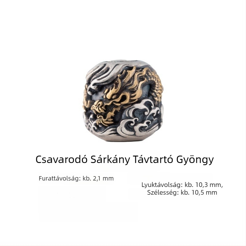 Négy Boldogság Gyöngyök — Eredeti DIY Ékszer Kiegészítők, Spacer Gyöngy Pixiu Talismannal