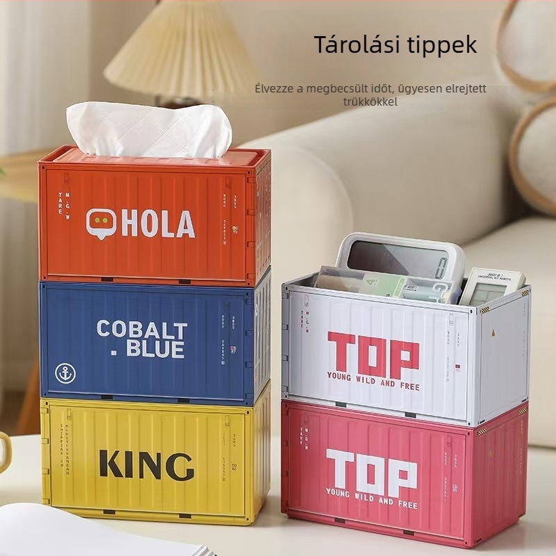 Kovácsoltvas asztali papírzsepi tartó és tároló, vintage ipari dekoráció a nappaliba.