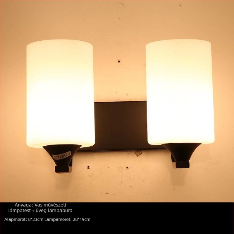 LED fali lámpa, ipari stílus, amerikai ihletésű dizájn, előszobába, folyosóra, hálószobába és nappaliba