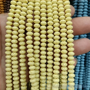 DIY ékszerkészítéshez természetes kőgyöngyök keveréke — vulkanikus kő abakusz gyöngyök és több színű, laza gyöngyök (8 mm)