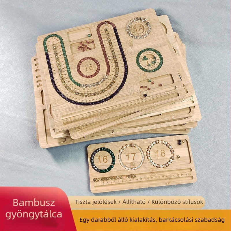 Nyaklánc- és karkötőtervező tábla — DIY gyöngyözéshez való eszköz