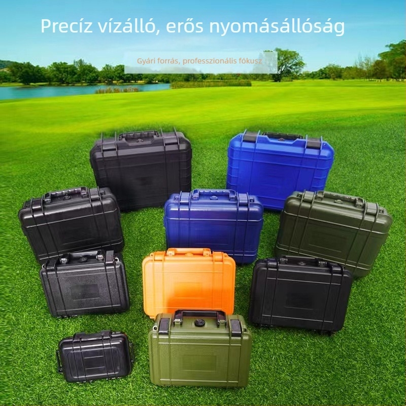 Hordozható műanyag szerszámos doboz, vízálló