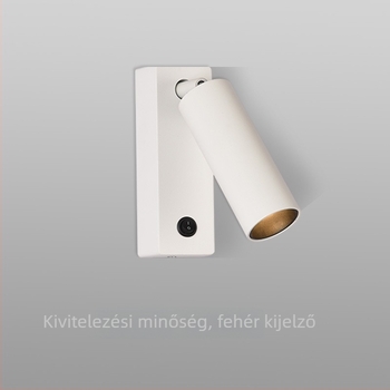 Ágy melletti LED falikar, felületre szerelt, lyukmentes dizájn, olvasólámpa hotelben, KTV folyosó és otthoni használatra