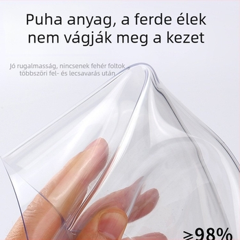 PVC puha ajtófüggöny, átlátszó válaszfal klímaberendezéshez, mágneses, hőszigetelő, beltér/kültér használatra