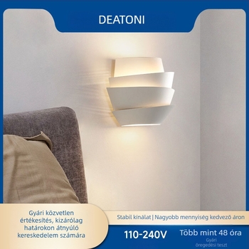 Fenyőtoboz alakú falikar, hálószoba és folyosó dekoratív megvilágítással, modern minimalista skandináv stílusú nappaliba.