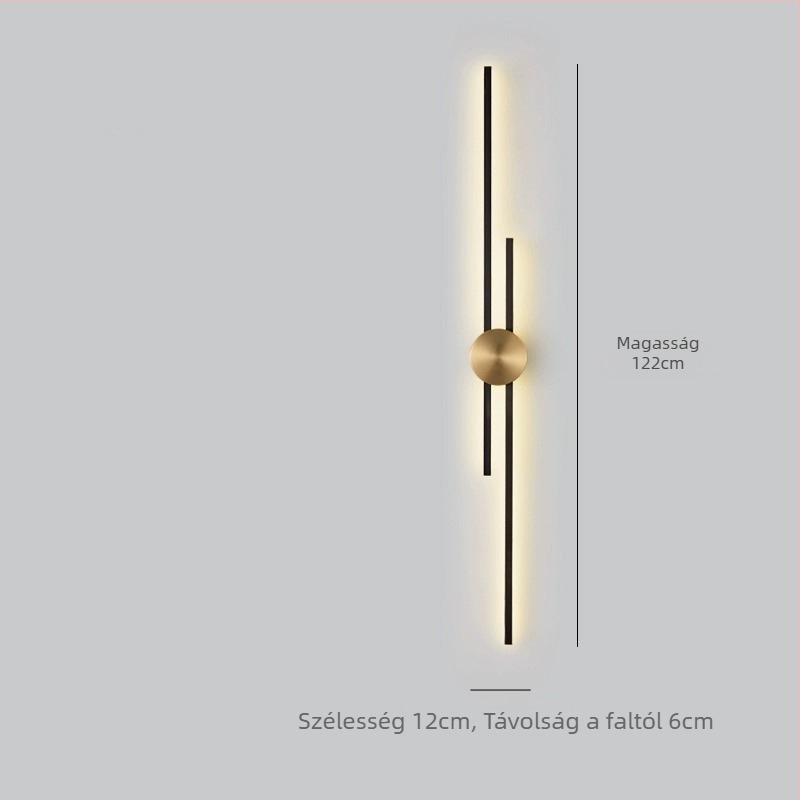 Lineáris falikar, minimalistista modern design, prémium lux, nappaliban és hálószobában, TV háttereként.