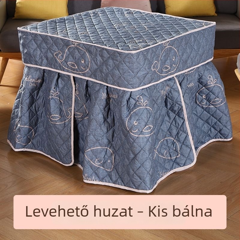 Négyzet alakú, vastag védőhuzat fűtőasztalhoz, otthoni használatra – univerzális huzat elektromos kávéasztalhoz és mahjong géphez