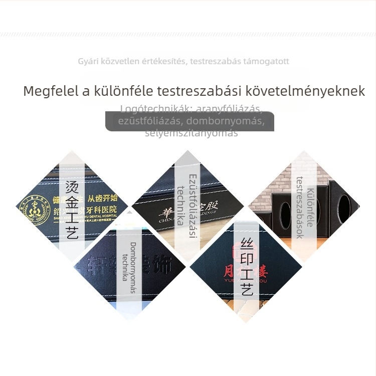 Bőrből készült multifunkciós papírzsebkendő tartó tárolóval a nappali dohányzóasztalához – modern minimalista dizájn