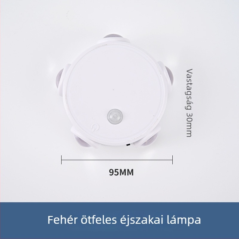 Cat-Eye mozgásérzékelős falikar mágneses rögzítéssel, USB töltésű, színes éjszakai fény