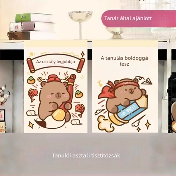 Ragasztó asztali szemeteszsák diákoknak – iskolai íróasztalhoz