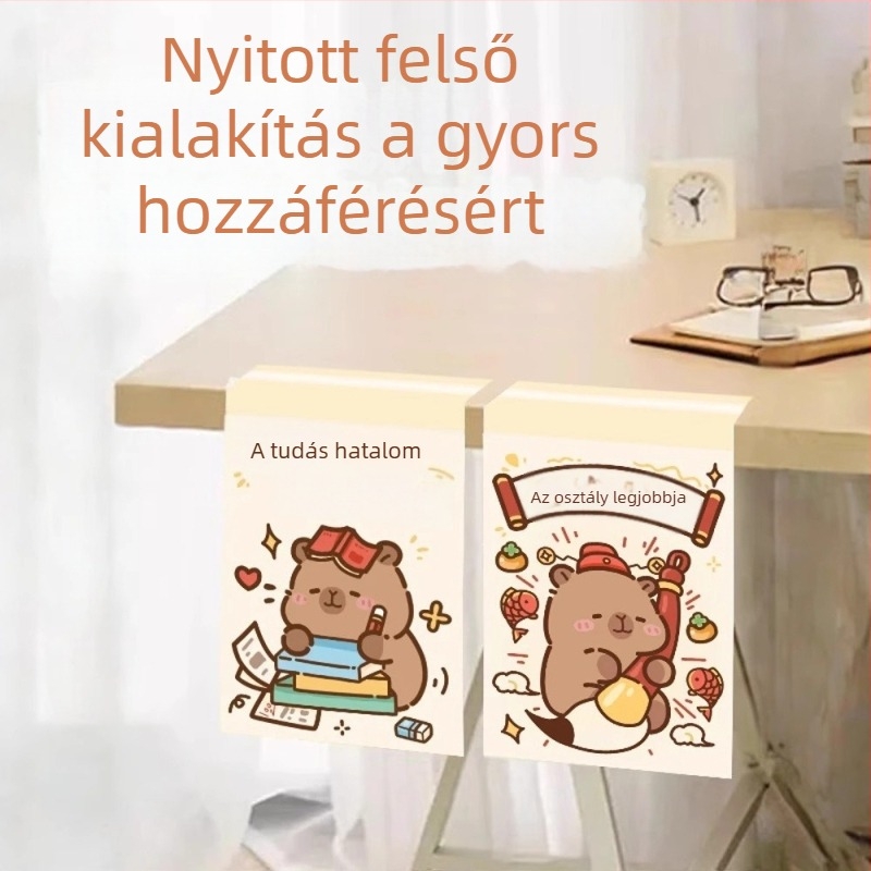 Ragasztó asztali szemeteszsák diákoknak – iskolai íróasztalhoz