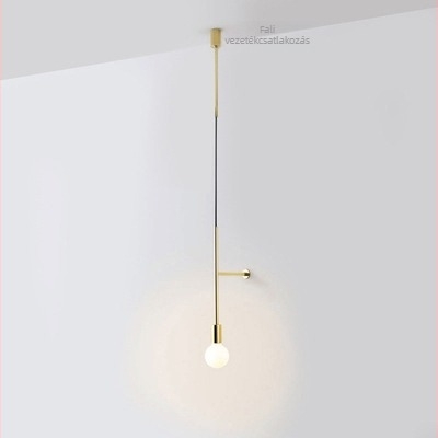 Minimalista LED fali lámpa lineáris kialakítással a nappaliba és a hálószobába