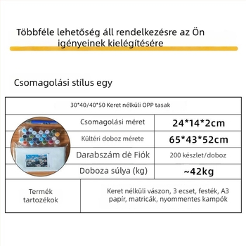 Egyéni DIY digitális olajfestmény anime karakterekkel - kézzel festett digitális műalkotás színek egyeztetéséhez