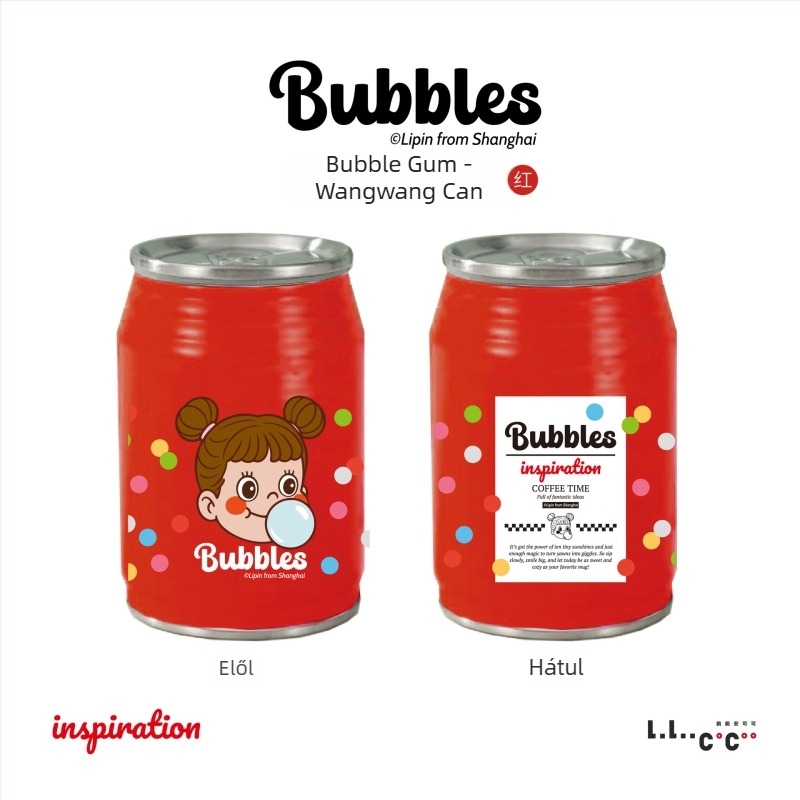 Cuki karikatúra Bubble Gum dizájnnal hőtartó pohár, 316 rozsdamentes acélból, kompakt és könnyen hordozható