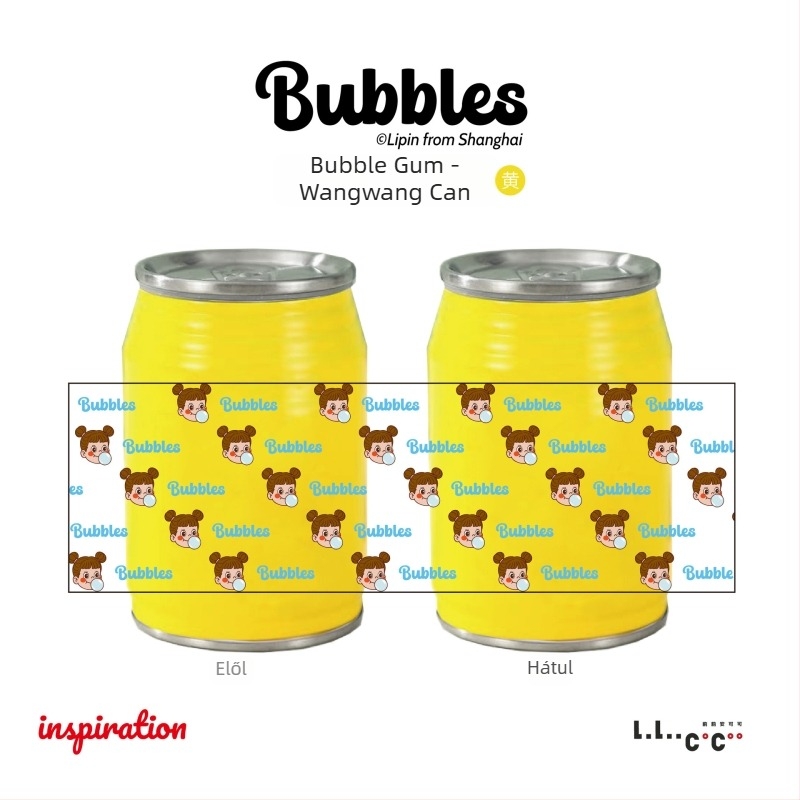 Cuki karikatúra Bubble Gum dizájnnal hőtartó pohár, 316 rozsdamentes acélból, kompakt és könnyen hordozható