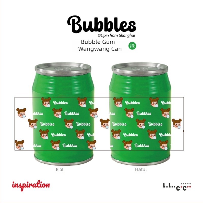 Cuki karikatúra Bubble Gum dizájnnal hőtartó pohár, 316 rozsdamentes acélból, kompakt és könnyen hordozható
