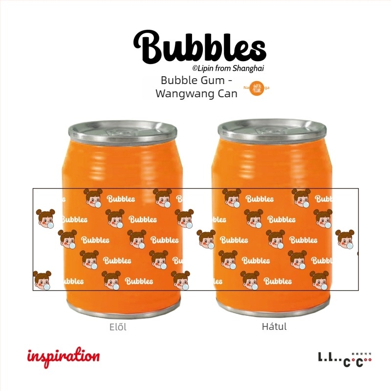 Cuki karikatúra Bubble Gum dizájnnal hőtartó pohár, 316 rozsdamentes acélból, kompakt és könnyen hordozható