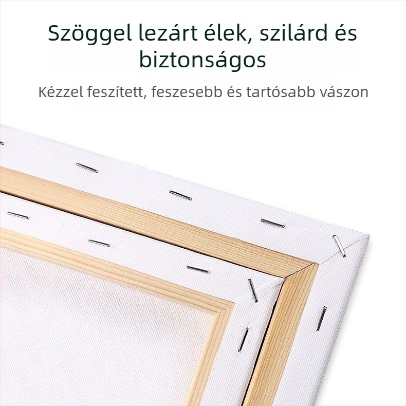 Keret nélküli, testreszabható olajfestmény — Thangka falikép, Dopamin motívum, vászon Instagram-stílusban
