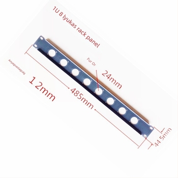Repülőgép-koffer hálózati keretrendszerhez tartozékok 1U–2U lyukas panel, Kalong panel, Kalong jumper board, üres panel