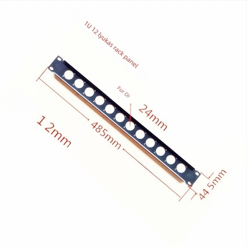 Repülőgép-koffer hálózati keretrendszerhez tartozékok 1U–2U lyukas panel, Kalong panel, Kalong jumper board, üres panel