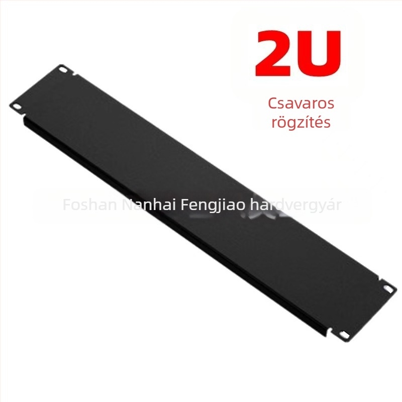 Repülőgép-koffer hálózati keretrendszerhez tartozékok 1U–2U lyukas panel, Kalong panel, Kalong jumper board, üres panel