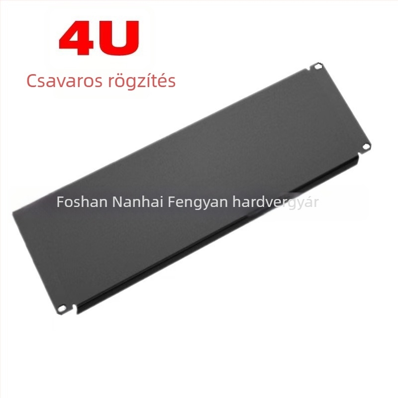 Repülőgép-koffer hálózati keretrendszerhez tartozékok 1U–2U lyukas panel, Kalong panel, Kalong jumper board, üres panel