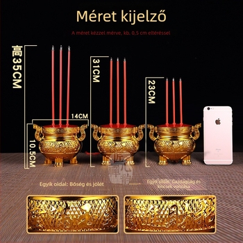 Konnektorba dugható LED füstölő lámpa Buddha imádatához, gazdagság áldás, házavató dekoráció