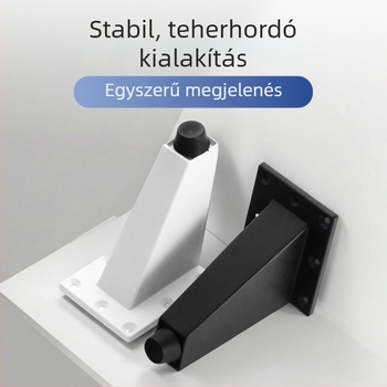 Alumínium ötvözetből készült asztallábak, állítható ferde lábak szekrényekhez, gardróbokhoz és TV‑állványokhoz
