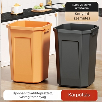 Otthoni és konyhai nagy kapacitású szemetes, kiváló minőségű, nagy méret, kereskedelmi felhasználásra