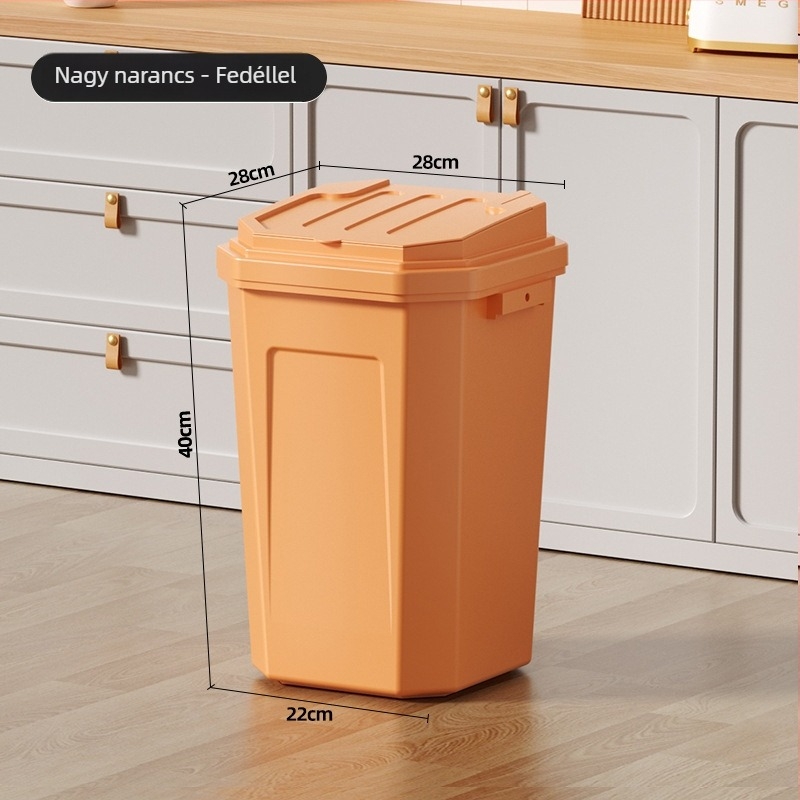 Otthoni és konyhai nagy kapacitású szemetes, kiváló minőségű, nagy méret, kereskedelmi felhasználásra