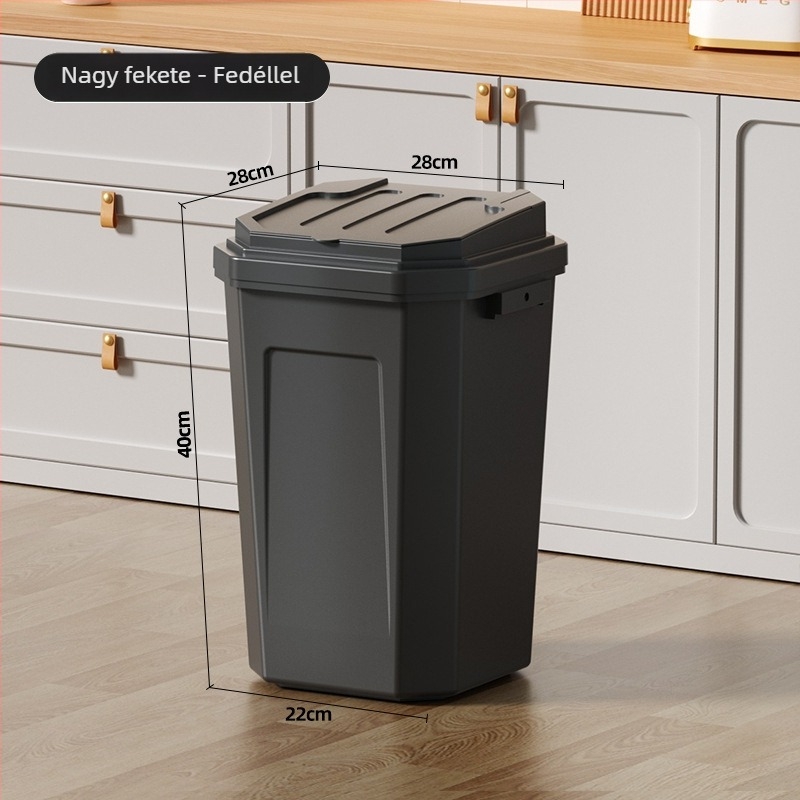 Otthoni és konyhai nagy kapacitású szemetes, kiváló minőségű, nagy méret, kereskedelmi felhasználásra