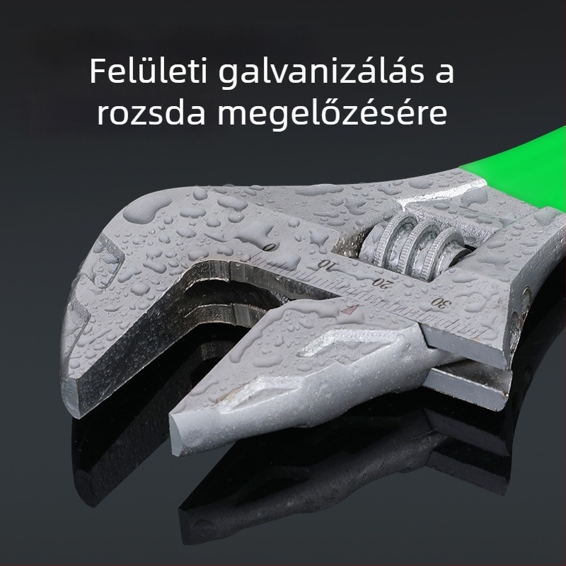 Könnyű, nagy nyílású állítható villáskulcs fürdőszobához, többfunkciós