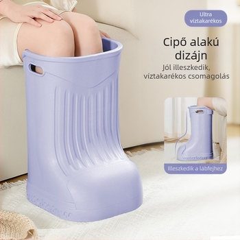 Otthoni lábfürdő kád, vádliig érő, mély masszázs, víztakarékos, gyerekeknek