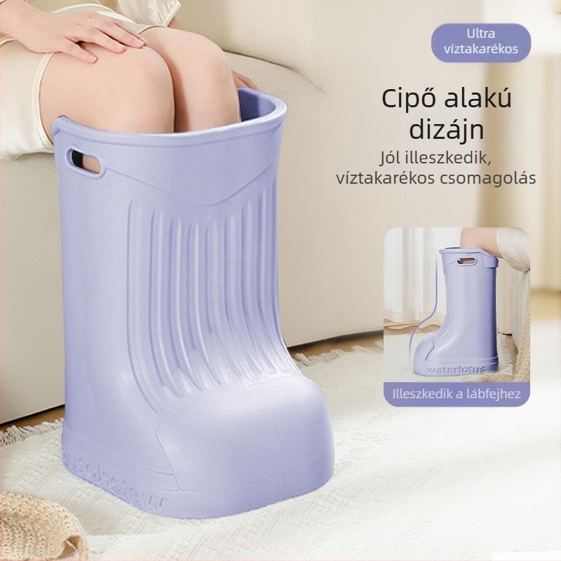 Otthoni lábfürdő kád, vádliig érő, mély masszázs, víztakarékos, gyerekeknek