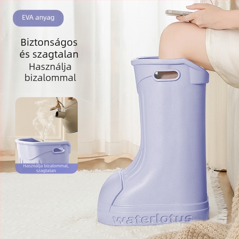 Otthoni lábfürdő kád, vádliig érő, mély masszázs, víztakarékos, gyerekeknek