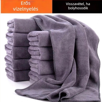Mikroszálas autómosó törölköző, extra hosszú, nagy méretű, nedvszívó, szöszmentes, vastagított