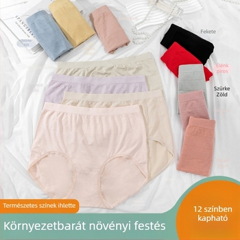 Pluszméretű női seamless alsónemű, magas derék, hasi formázás, lélegző, vékony nyári modell