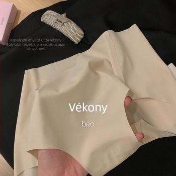 Női Ice Silk nejlon alsónemű, középmagas derekú, egyszínű, lélegző