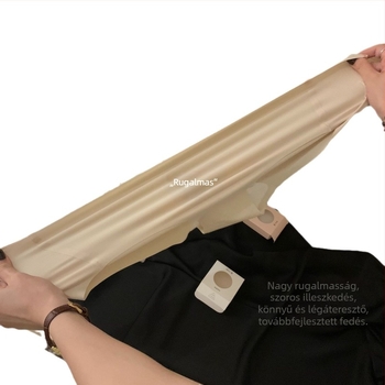 Női Ice Silk nejlon alsónemű, középmagas derekú, egyszínű, lélegző