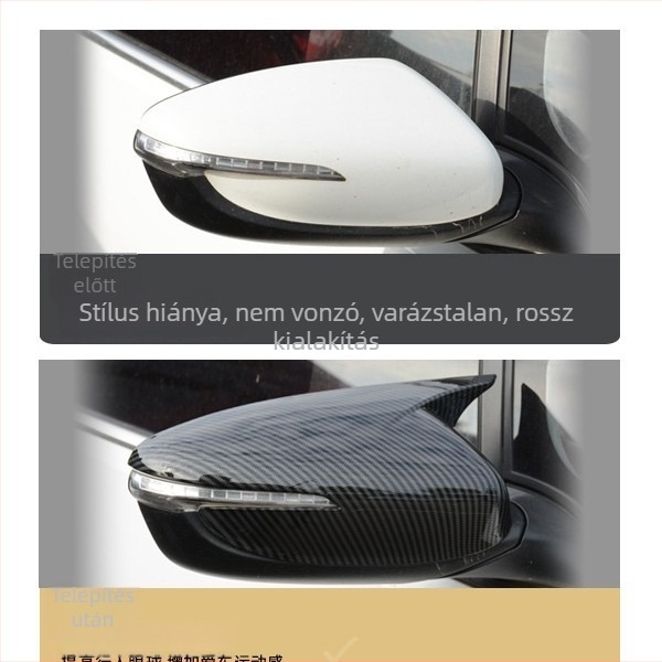 Kia K3 2013–2023 szarv alakú visszapillantó tükörfedél – dekoratív tükrökház