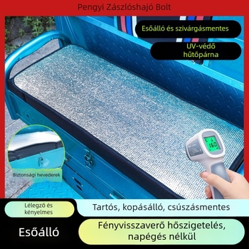 Nyári elektromos tricikli ülés párna hőszigeteléssel, égésvédelmi, vastagabb, eső- és porálló, univerzális ülésvédő huzat az üléshez, napvédő