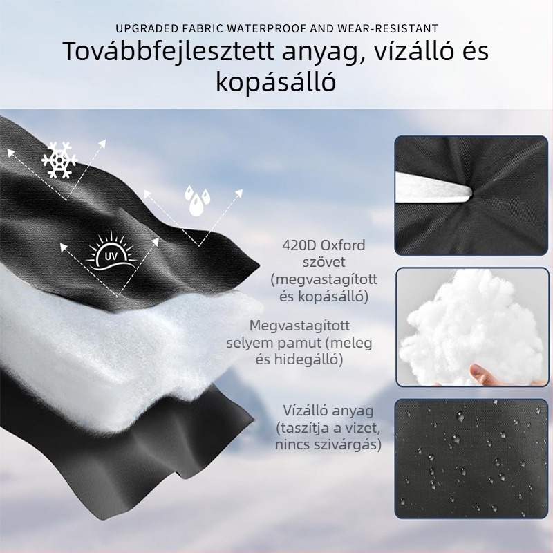 Csaptele antifagyás elleni takaró 420D Oxford anyagból, kültéri vízvezetékekhez, hőszigetelő védőburkolat