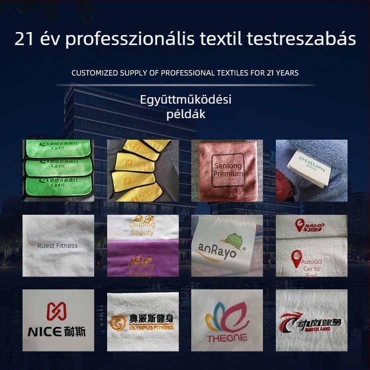 100% pamut ajándék törölközők, 3 darabos fürdőszett, díszdobozban, testreszabható, luxus emléktörölközők