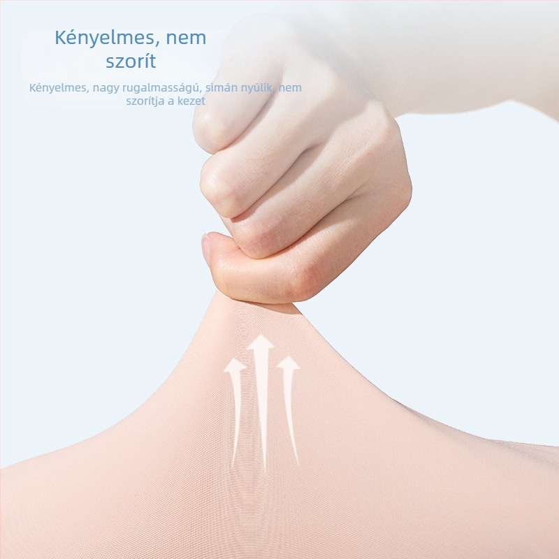 Női napvédő karvédők – vékony Ice Silk anyagú UV-védelem, ideális kültéri vezetéshez és kerékpározáshoz tavasszal és nyáron