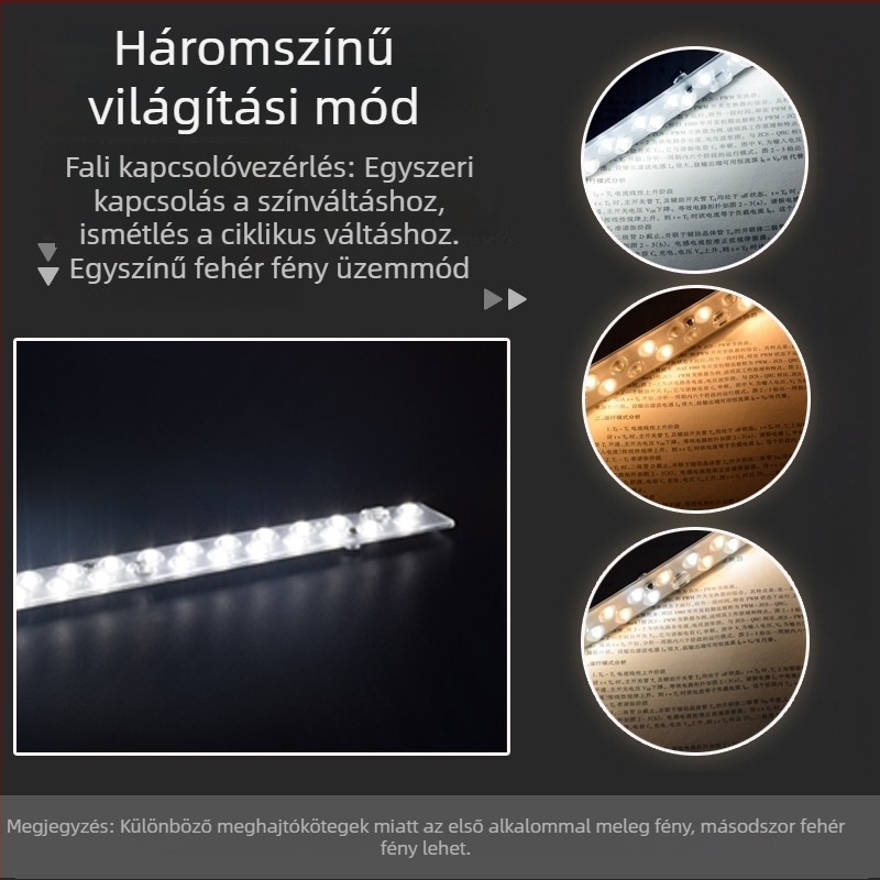Beépített hosszú LED-sáv modul nappali mennyezetlámpához – csere LED-panel és LED-sáv
