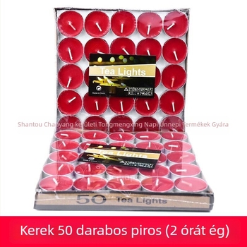 Xingri paraffin gyertya teához, hengeres alakú, kör alakú, logóval