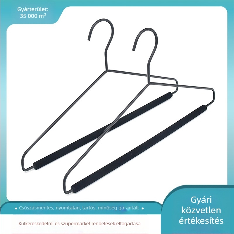 Kovácsolt vas ruhafogas, otthoni használatra, erősített, skandináv minimalist dizájn